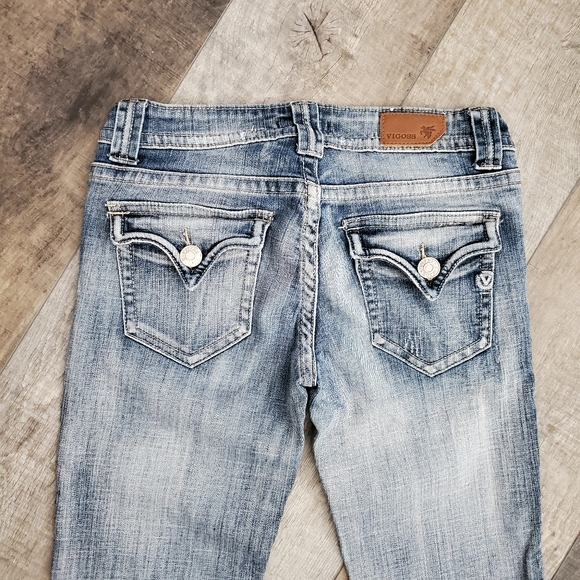 Vigoss Lightly Distressed Jeans 3 - Picture 3 of 6